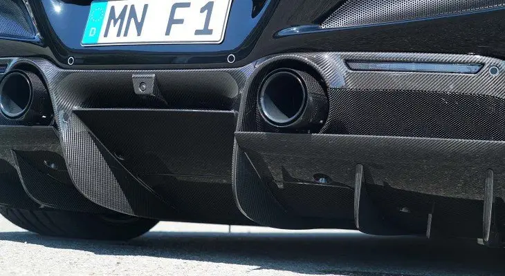 COVER FOR REAR DIFFUSOR AIR-OPENING